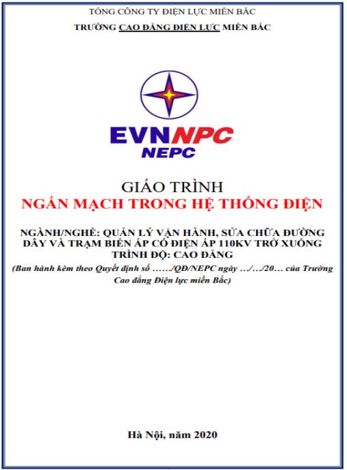 Tài liệu số Giáo trình Ngắn mạch trong hệ thống điện