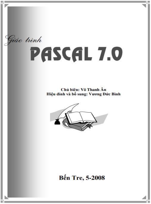 Tài liệu số Giáo trình Pascal 7.0
