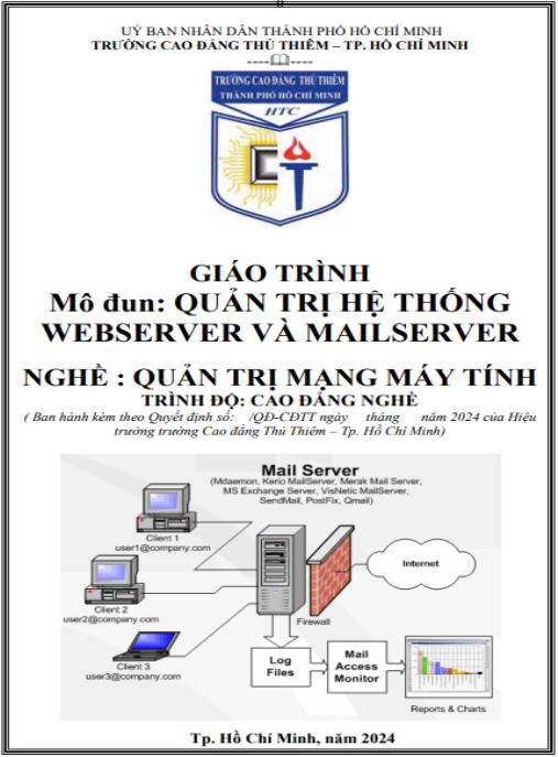 Tài liệu số Giáo trình Quản trị hệ thống Webserver và Mailserver