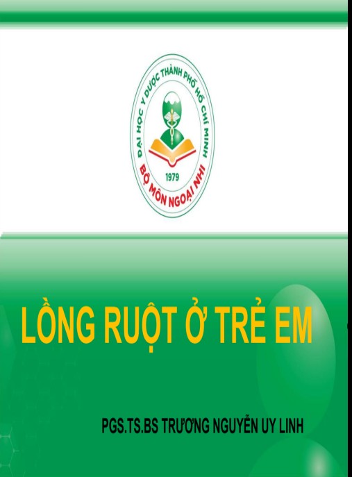 Tài Liệu Số Bài giảng Lồng ruột ở trẻ em