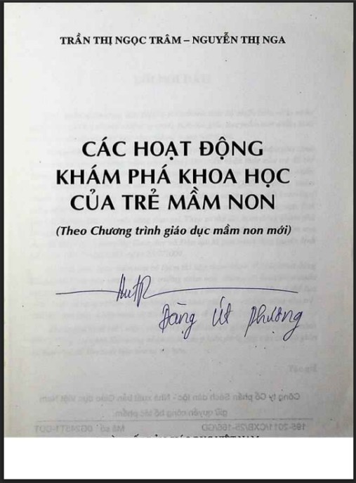 Tài Liệu Số Các hoạt động khám phá khoa học của trẻ mầm non – Phần 2