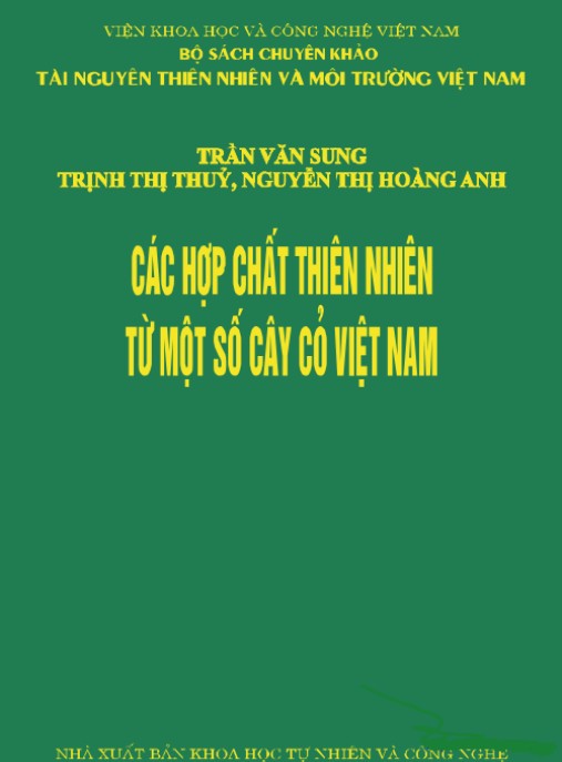 Tài Liệu Số Các hợp chất thiên nhiên từ một số cây cỏ Việt Nam – Phần 1