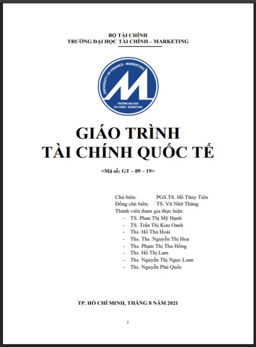 Tài Liệu Số Giáo trình Tài chính quốc tế – Phần 2