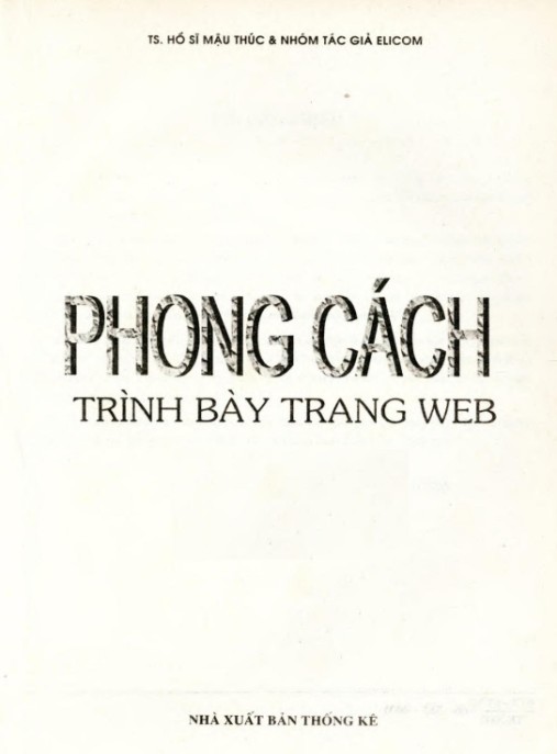 Tài Liệu Số Phong cách trình bày trang web – Phần 1