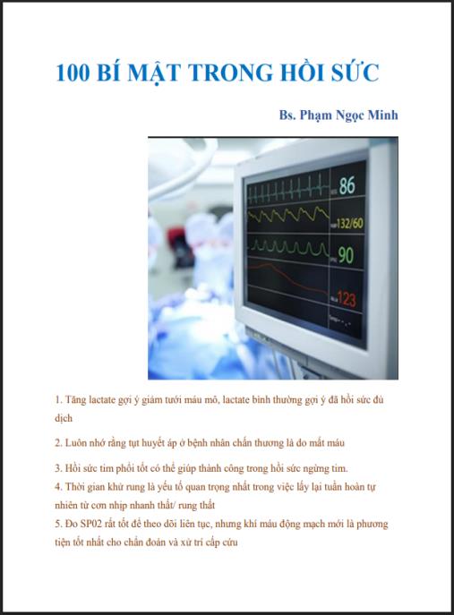 Tài liệu số 100 Bí Mật Trong Hồi Sức