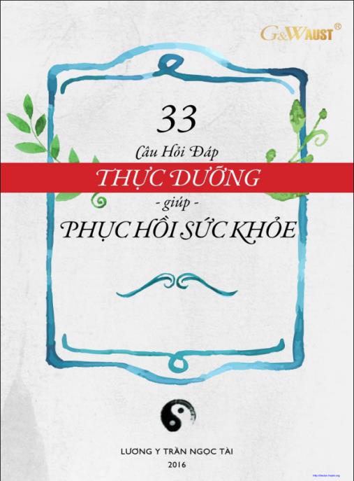Tài liệu số 36 Câu Hỏi Đáp Thực Dưỡng Giúp Phục Hồi Sức Khoẻ