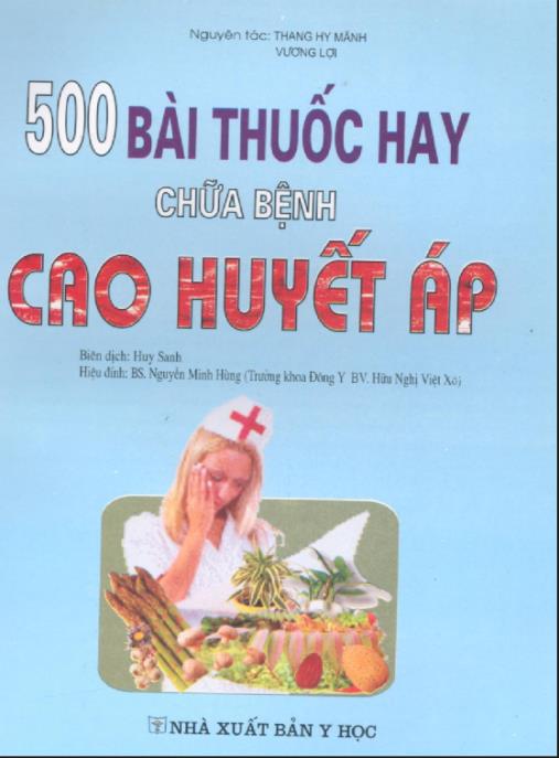 Tài liệu số 500 Bài Thuốc Hay Chữa Bệnh Cao Huyết Áp
