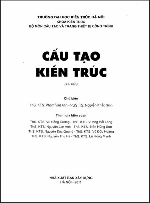 Tài liệu số Cấu Tạo Kiến Trúc (tái bản)