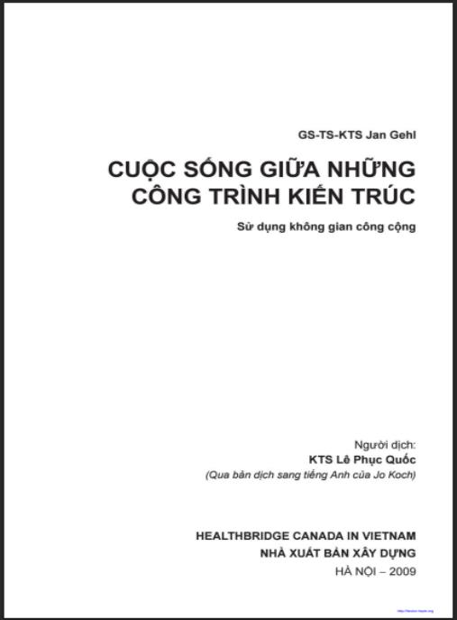 Tài liệu số Cuộc Sống Giữa Những Công Trình Kiến Trúc – Sử Dụng Không Gian Công Cộng