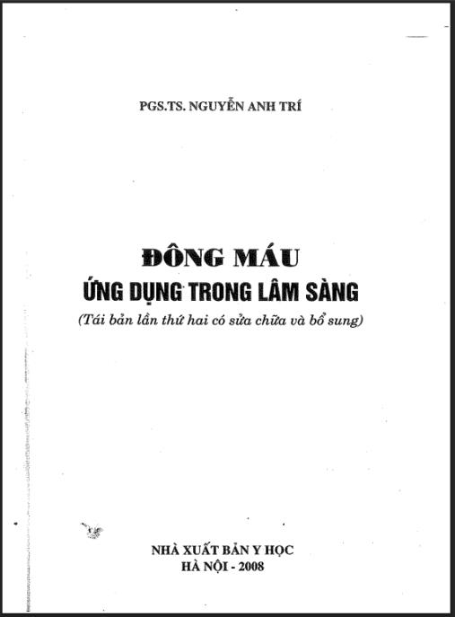 Tài liệu số Đông máu ứng dụng trong lâm sàng: Phần 2