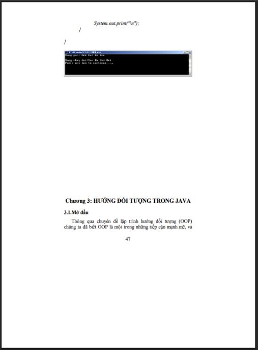 Tài liệu số Giáo trình Java cơ bản Phần 2
