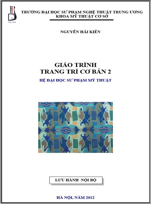 Tài liệu số Giáo trình Trang trí cơ bản Phần 2