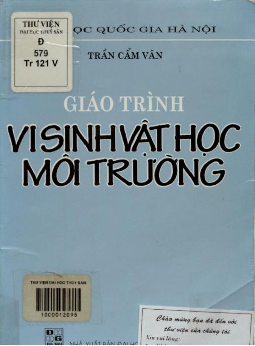 Tài liệu số Giáo trình Vi sinh vật học môi trường (in lần thứ hai) – Phần 1