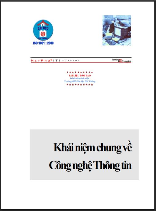 Tài liệu số Giáo trình tin học phổ thông ICDL Khái niệm cơ bản Công nghệ thông tin