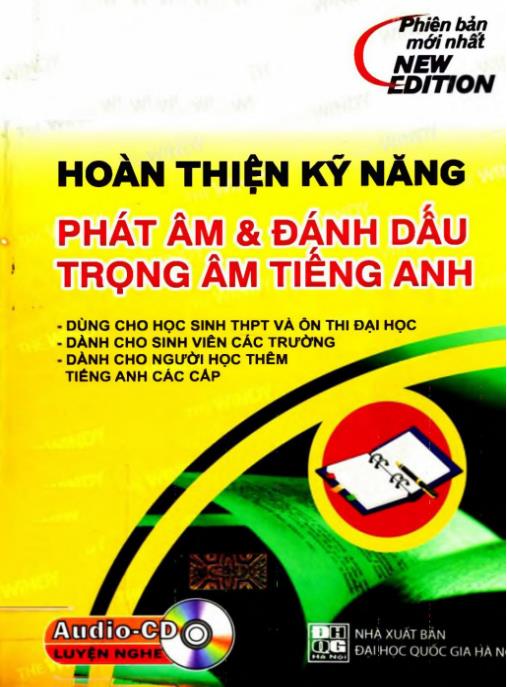 Tài liệu số Hoàn thiện kỹ năng phát âm và đánh dấu trọng âm tiếng Anh – Phần 1