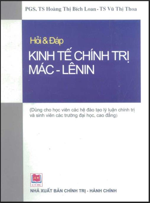Tài liệu số Hỏi và đáp Kinh tế chính trị Mác-Lênin