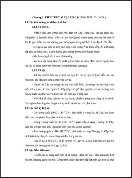 Tài liệu số Lịch Sử Kiến Trúc Phương Tây Phương Đông Và Việt Nam