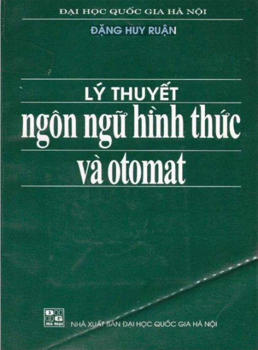 Tài liệu số Lý Thuyết Ngôn Ngữ Hình Thức Và Otomat