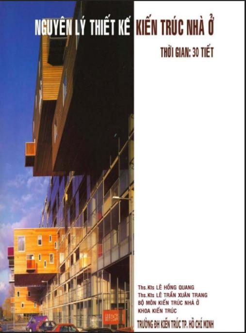 Tài liệu số Nguyên Lý Thiết Kế Kiến Trúc Nhà Ở