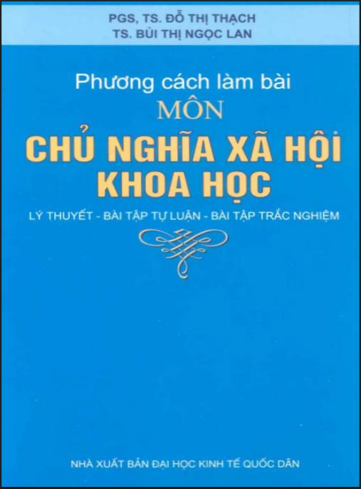 Tài liệu số Phương cách làm bài môn Chủ nghĩa xã hội khoa học