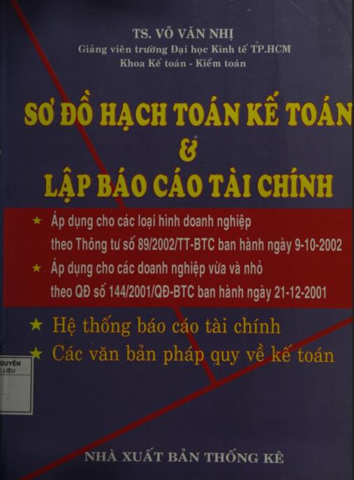 Tài liệu số Sơ đồ hạch toán kế toán và lập báo cáo tài chính – Phần 1