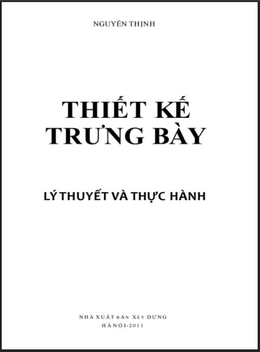 Tài liệu số Thiết Kế Trưng Bày – Lý Thuyết Và Thực Hành