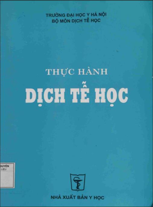 Tài liệu số Thực hành dịch tễ học – Phần 1