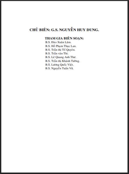 Tài liệu số Triệu chứng học nội – Phần 2