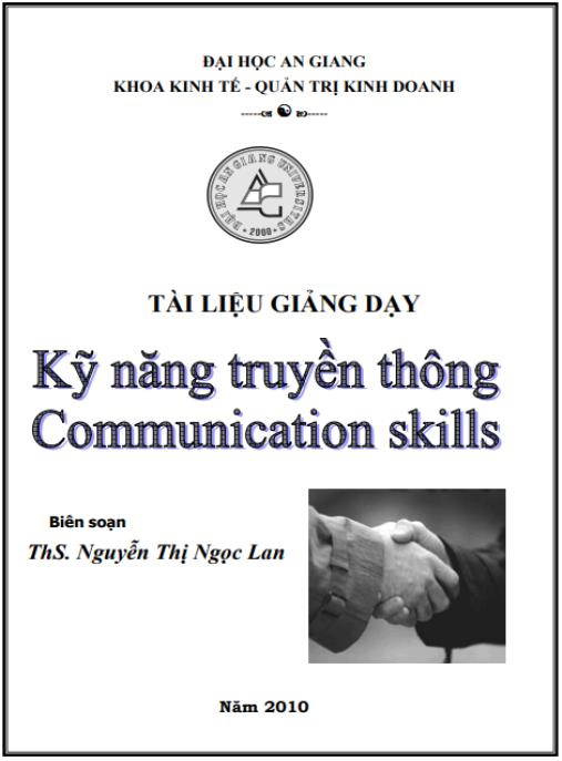 Tài liệu số giảng dạy Kỹ năng truyền thông
