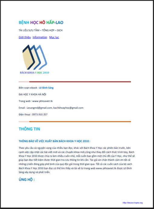 Tài liệu số Bách Khoa Y Học