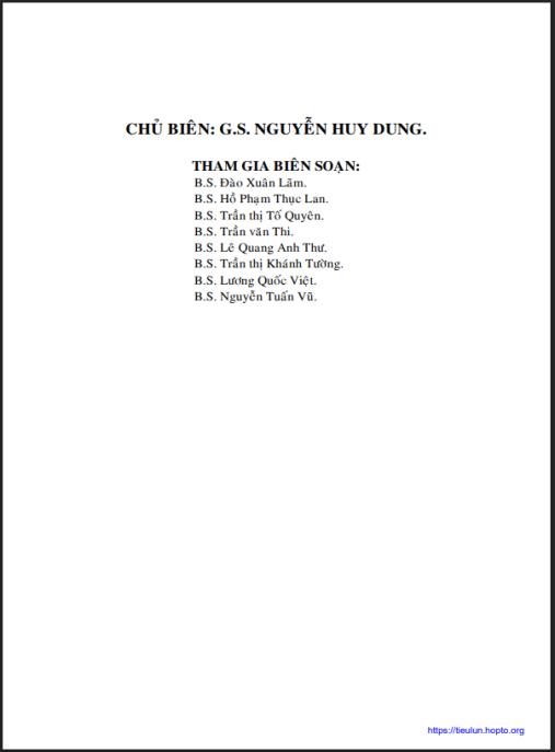 Tài liệu số Bài Giảng Hệ Nội Khoa Tập 1 – Triệu Chứng Học