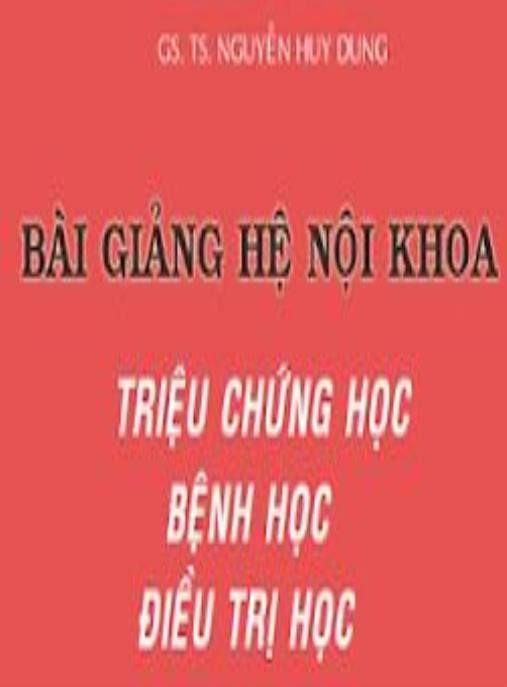 Tài liệu số Bài Giảng Hệ Nội Khoa Tập 3 – Điều Trị Học