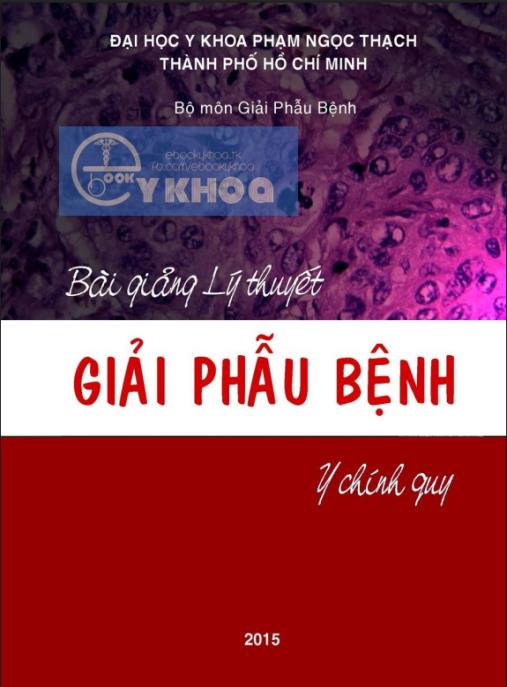 Tài liệu số Bài Giảng Lý Thuyết Giải Phẫu Bệnh 2015
