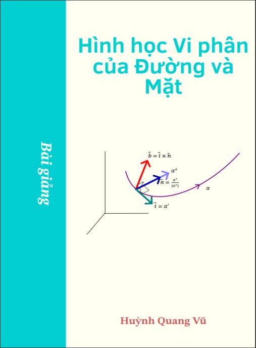 Tài liệu số Bài giảng Hình học Vi phân của Đường và Mặt