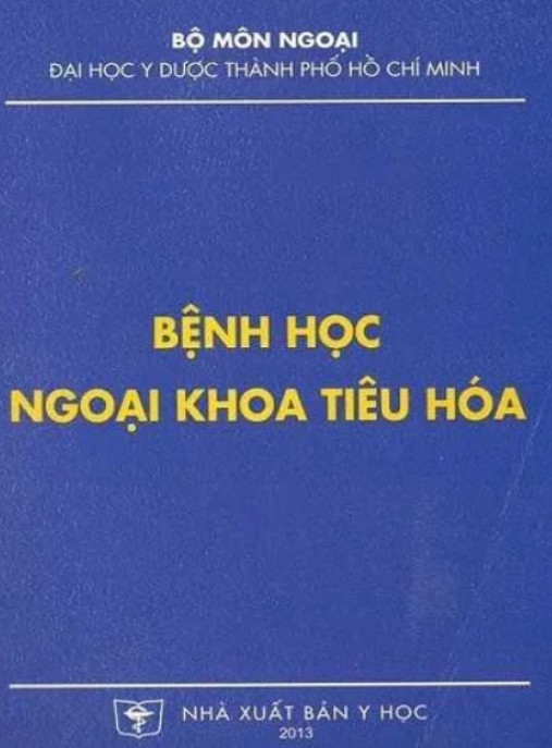 Tài liệu số Bệnh Học Ngoại Khoa Tiêu Hóa