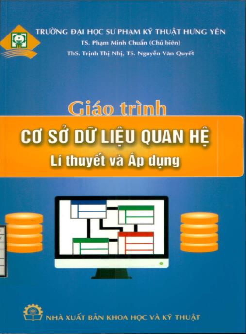 Tài liệu số Giáo trình Cơ sở dữ liệu quan hệ Lý thuyết và Áp dụng