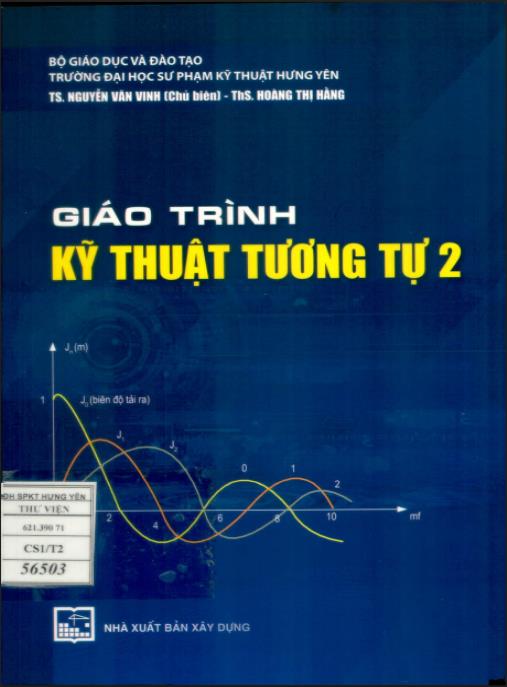 Tài liệu số Giáo trình kỹ thuật tương tự 2