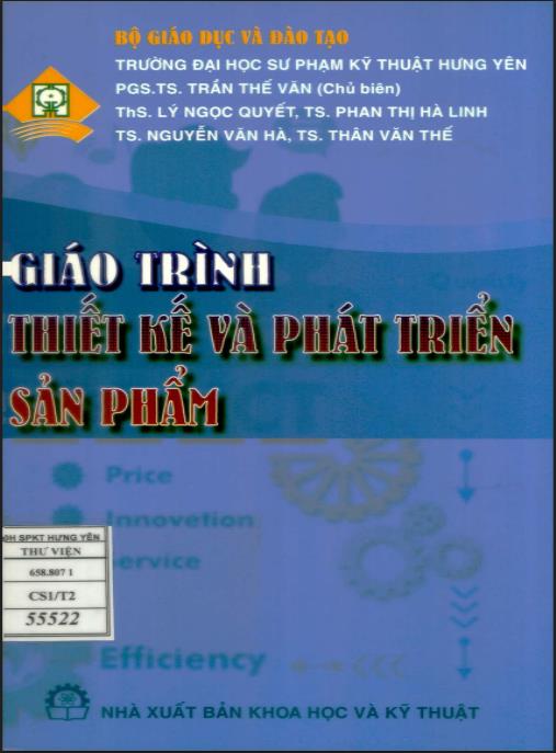 Tài liệu số Giáo trình thiết kế và phát triển sản phẩm
