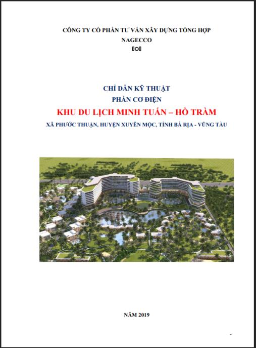Tài liệu số Tài liệu chỉ dẫn kỹ thuật phần cơ điện Khu du lịch Minh Tuấn – Hồ Tràm
