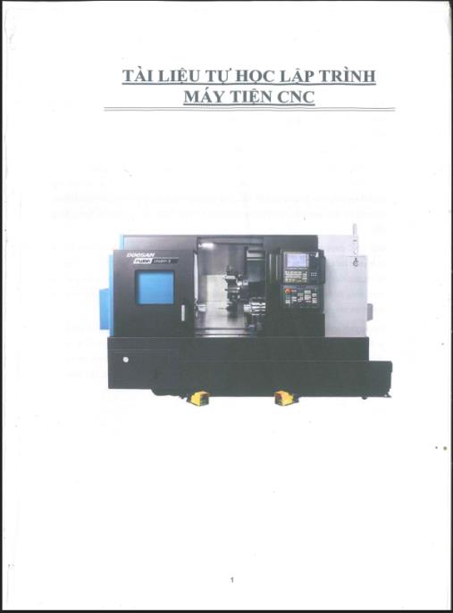 Tài liệu số Tài liệu tự học Lập trình máy tiện CNC