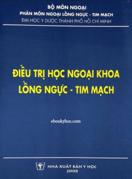Tài liệu số Điều Trị Học Ngoại Khoa Lồng Ngực Tim Mạch