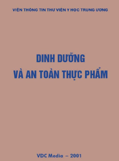 Tài liệu số Dinh Dưỡng Và An Toàn Thực Phẩm