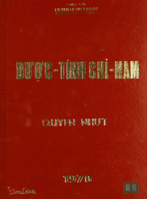 Tài liệu số Dược Tính Chỉ Nam Tập 1