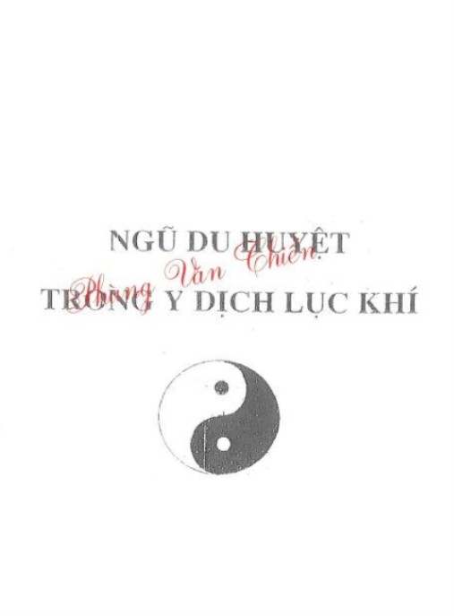 Tài liệu số Ngũ Du Huyệt Trong Y Dịch Lục Khí